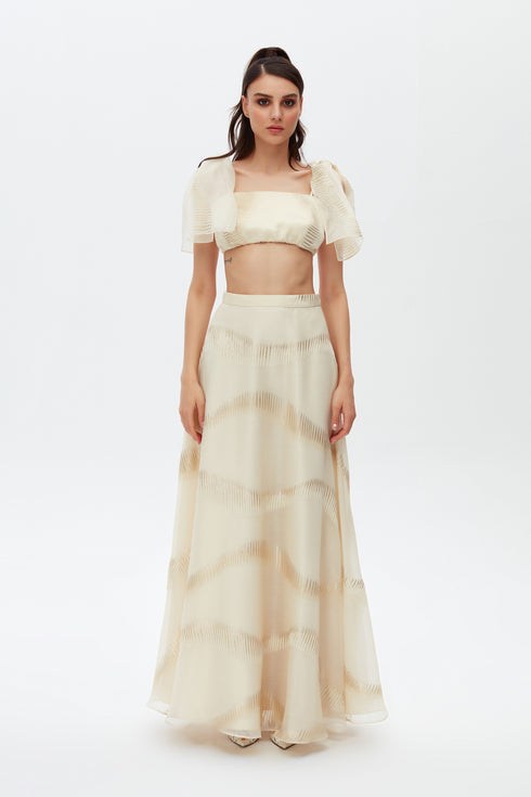 FLARE LONG SKIRT